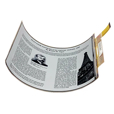 휘어지는 플렉서블 e-Paper 디스플레이